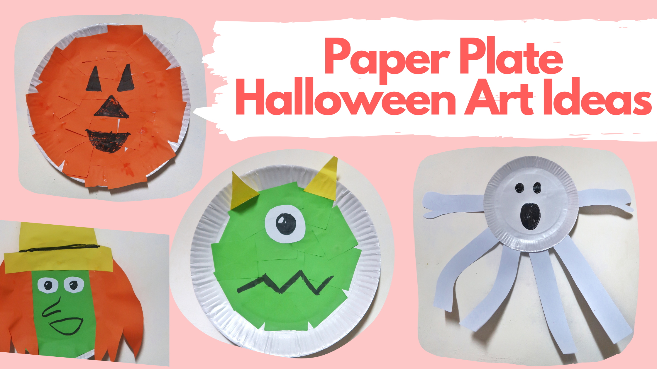 Paper Plate Halloween Art Ideas
