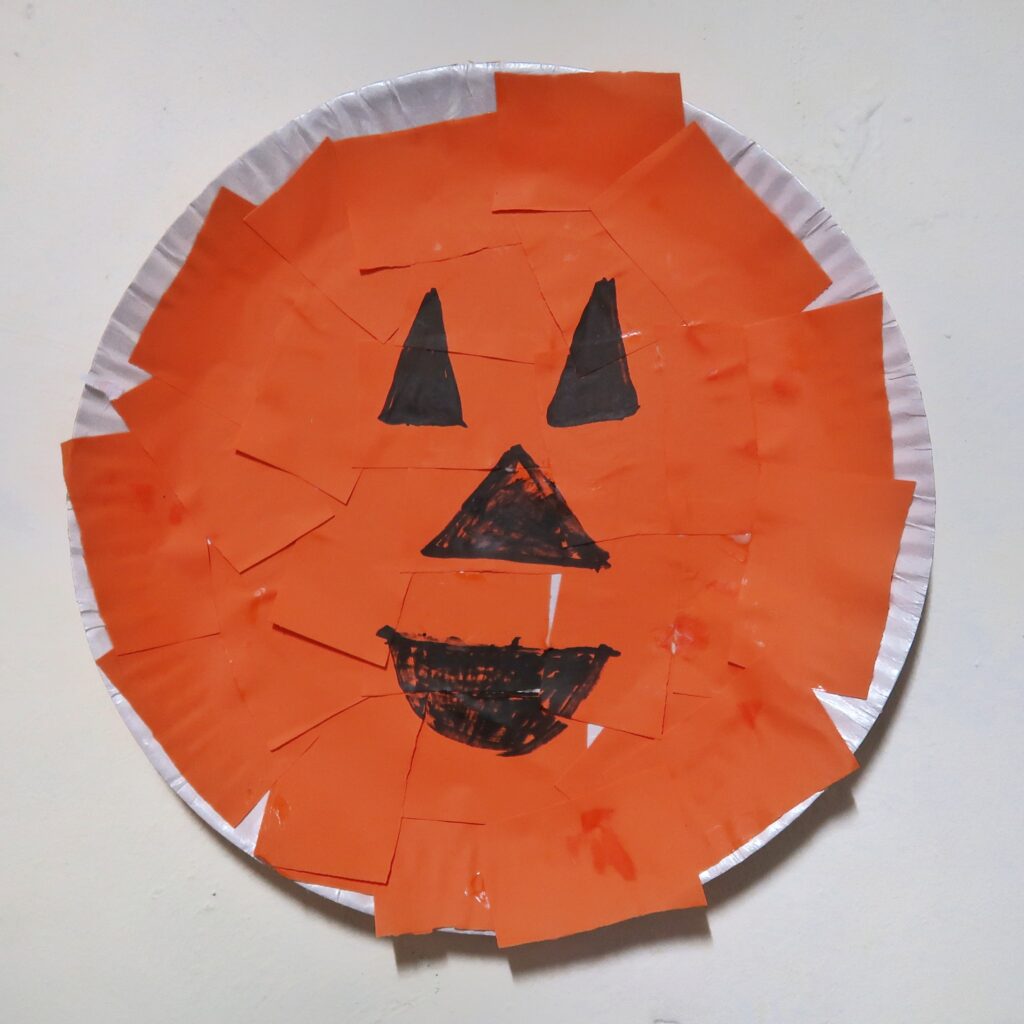 Paper Plate Halloween Art Ideas 