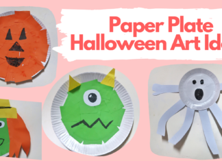 Paper Plate Halloween Art Ideas