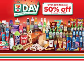 Enjoy 50% off on 7-Eleven’s signature food products and on over 250 items this #711Day